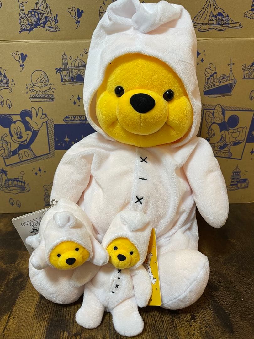 星のプーさん　きらきら星　ぬいぐるみ　プラッシュチェーン　マスコット　3点セット 星のプーさん きらきら星 ぬいぐるみ プラッシュチェーン マスコット 3