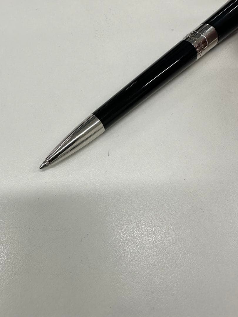 正規店購入 S.T. Dupont ボールペン ブラック/シルバー 定価7万円