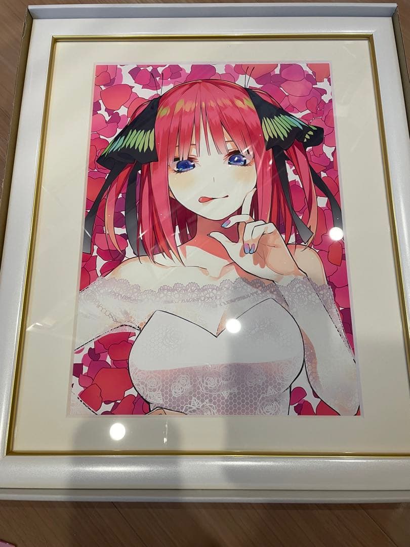五等分の花嫁 中野二乃 Anique 記念額装絵 複製原画