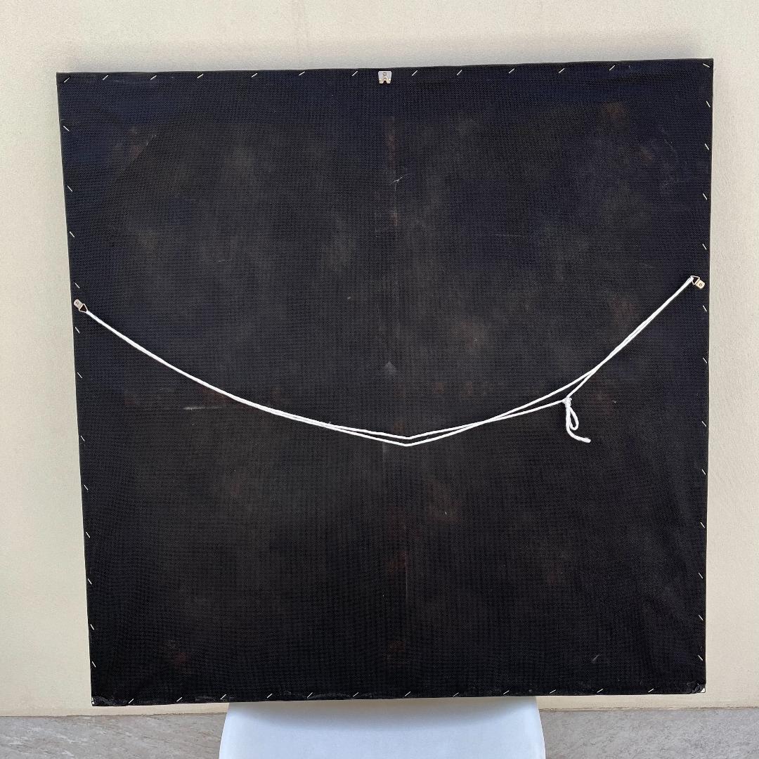 壁掛けアートインテリア モダン現代アート作品 大きな絵 90cm×90cm