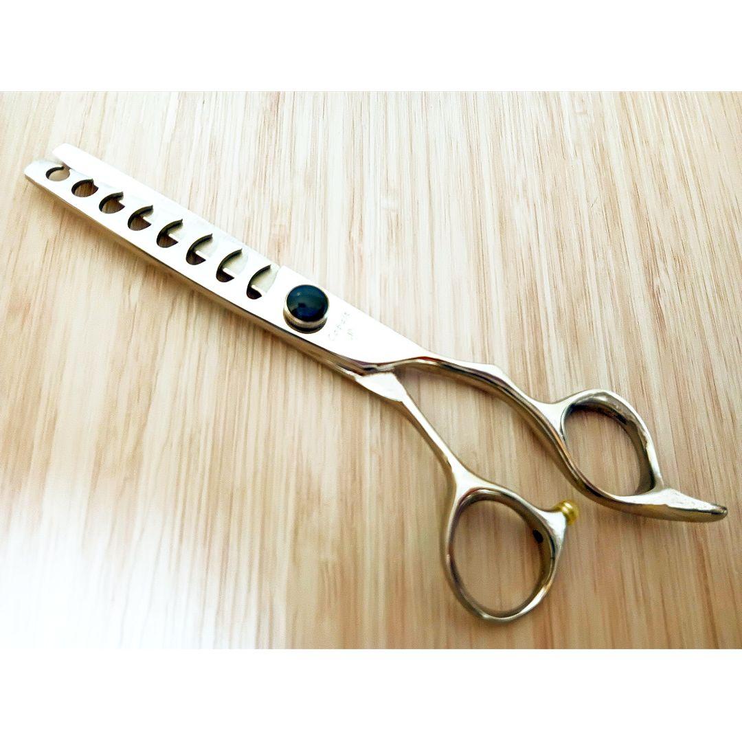 切れ味◎プロ用セニングシザー理美容師スキバサミ＆トリマートリミング