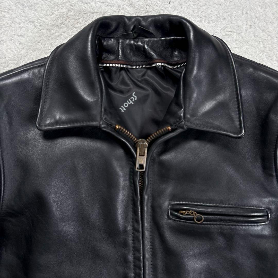 ✨希少・ボアライナー✨ショット トラッカージャケット レザー 米国製