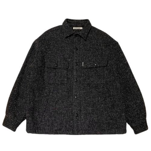 希少美品 COOTIE グレンチェックCPOジャケットM ＆限定キャップ セット