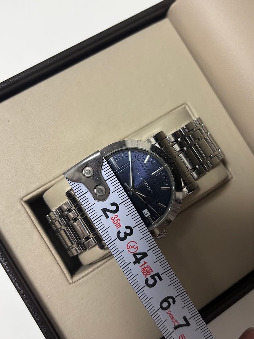 ぱや様購入用【BURBERRY】BU1362 ネイビー文字盤 クォーツ腕時計