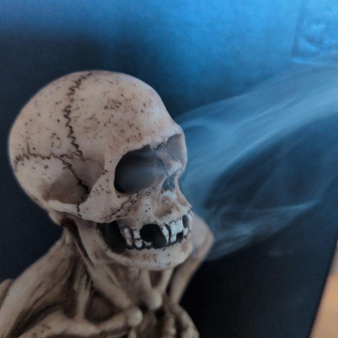 SKULL DADDY W.U.I スカルフィギュア お香立て 骸骨