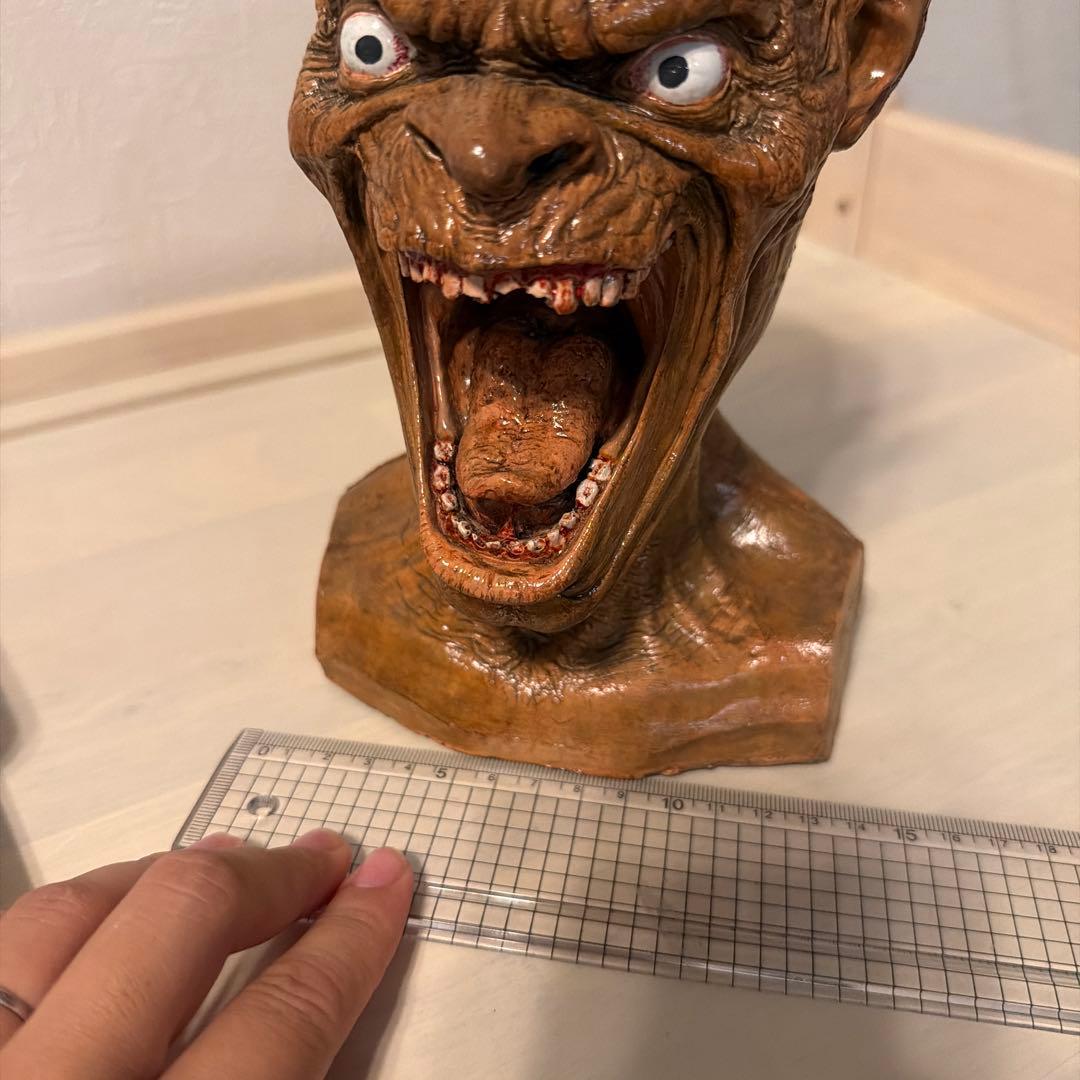 ホラー フィギュア リアル表情　オブジェ