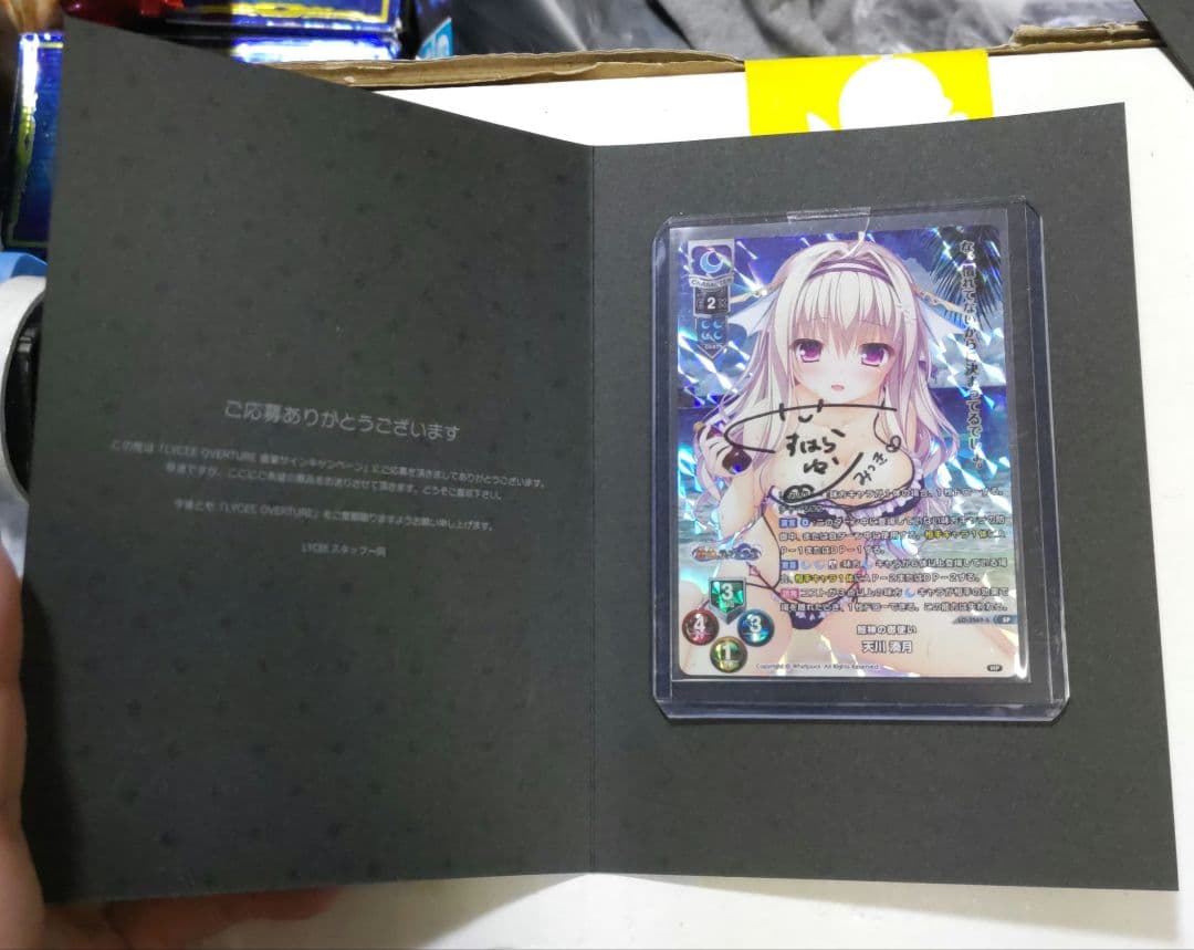 Lycee リセネクストン天から落ちてきた少女トウカ直筆サイン