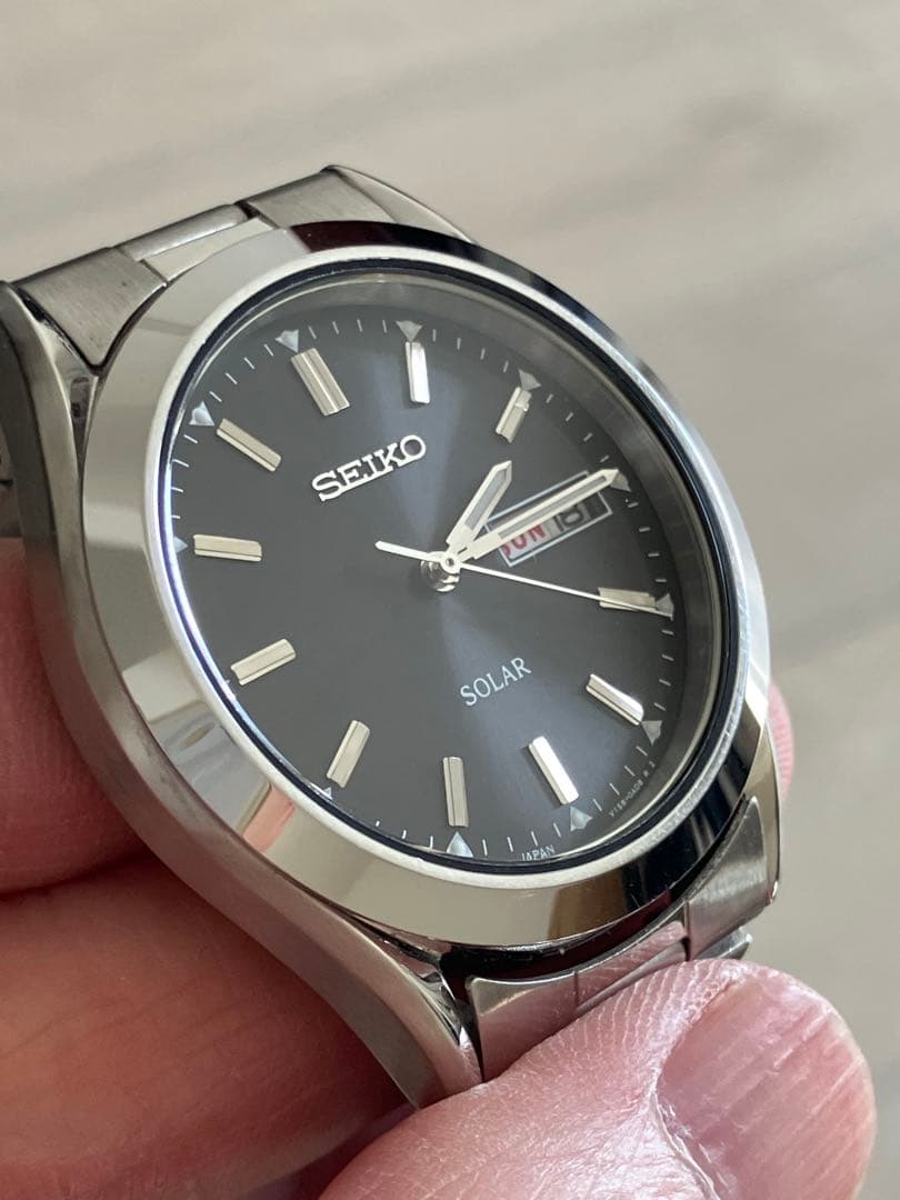 稼働品／SEIKO SOLAR V158 セイコー ソーラー