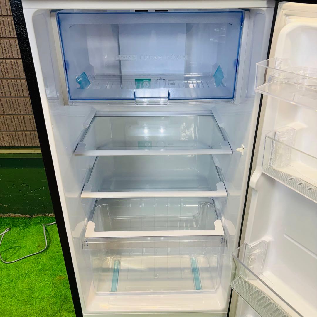 美品 SHARP 225L 冷蔵庫 おしゃれ ステンレス【地域限定配送無料】