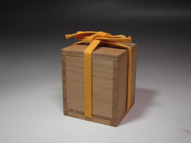 ☆ 時代 布袋香合 表千家 九代了々斎在判・十三代即中斎追書 二重箱