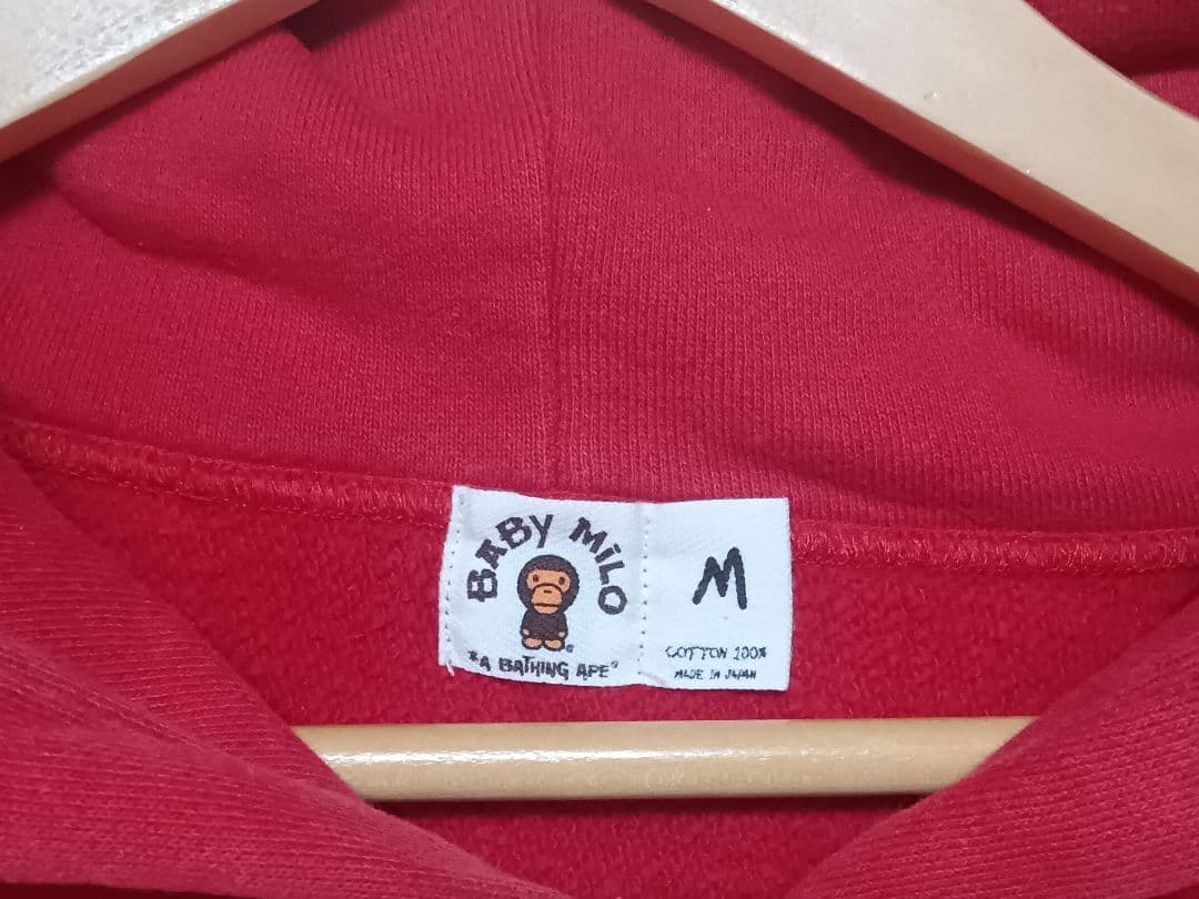 アベイシングエイプ×BABY MIRO LISA スウェットパーカー　日本製