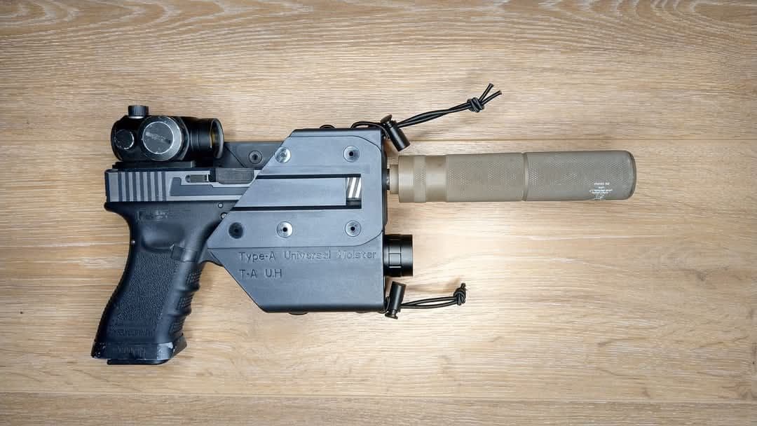 サブマシンガン カスタム ガスガン ユニバーサル ガンホルスター ④