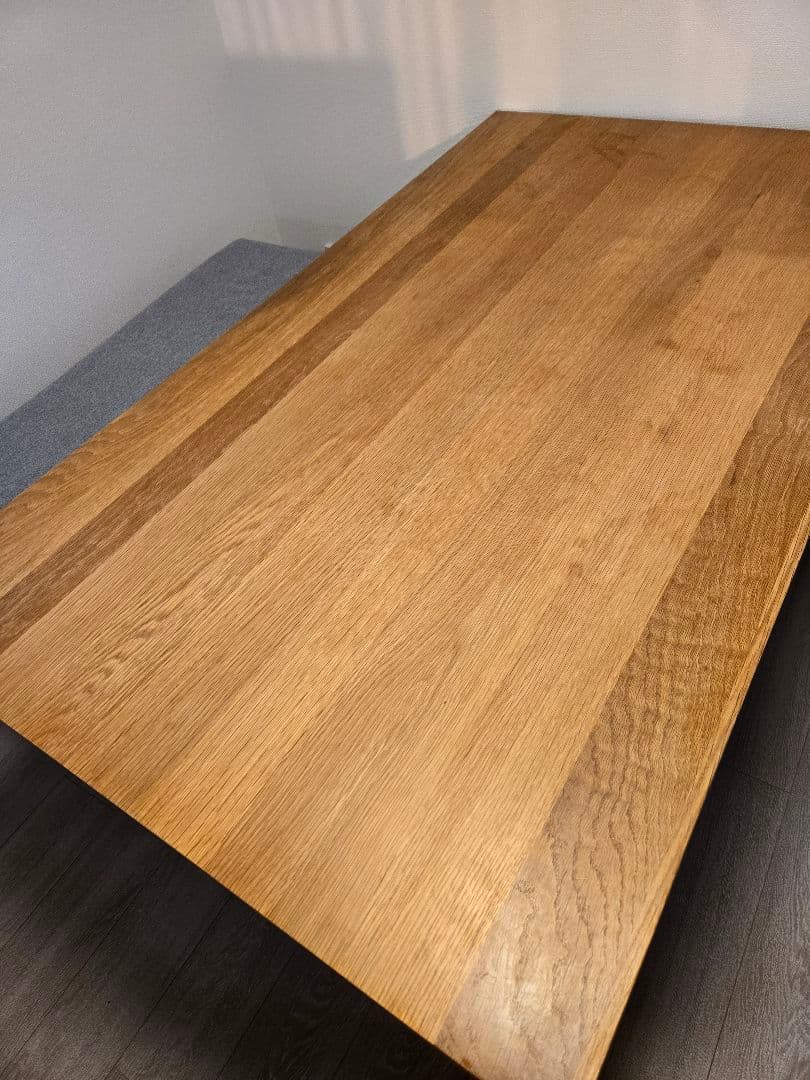 unico　木製ダイニングテーブルとグレー椅子セット