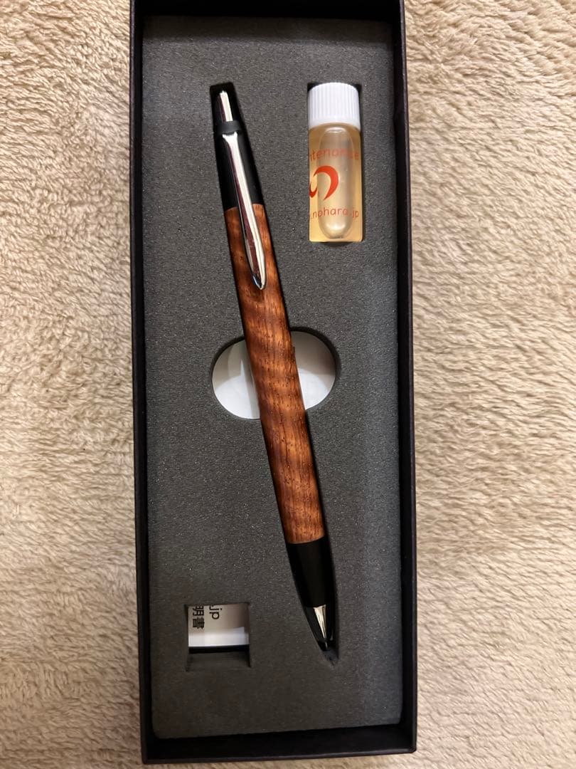 野原工芸 本花梨虎杢 シャープペンシル 野原工芸本花梨虎杢