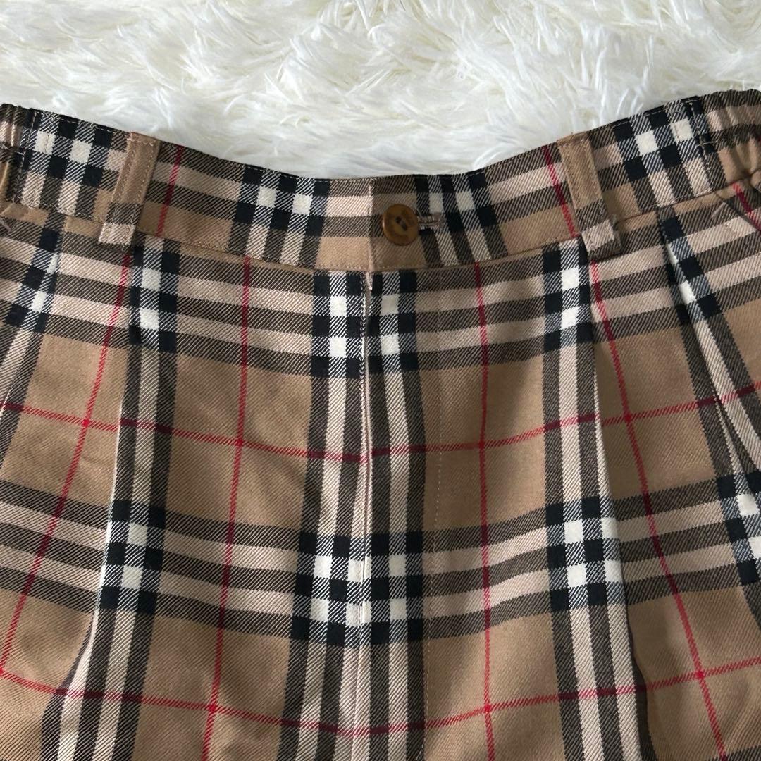 バーバリー キュロット パンツ ヴィンテージ ノバチェック ベージュ Ｍ