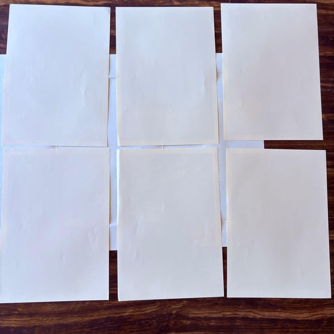 笠松紫浪 作 自刻摺木版画 『東京大学風景』 シリーズ6点 複製印刷