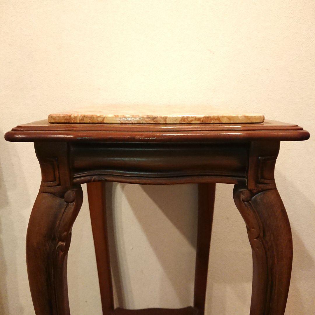 超メルカリ市限定価格】イタリア 大理石 猫脚コンソールテーブル