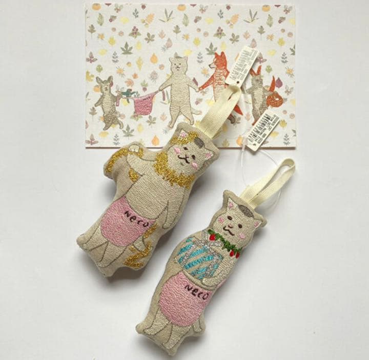 ポストカード付き コーラルアンドタスク 猫村さん コラボオーナメント