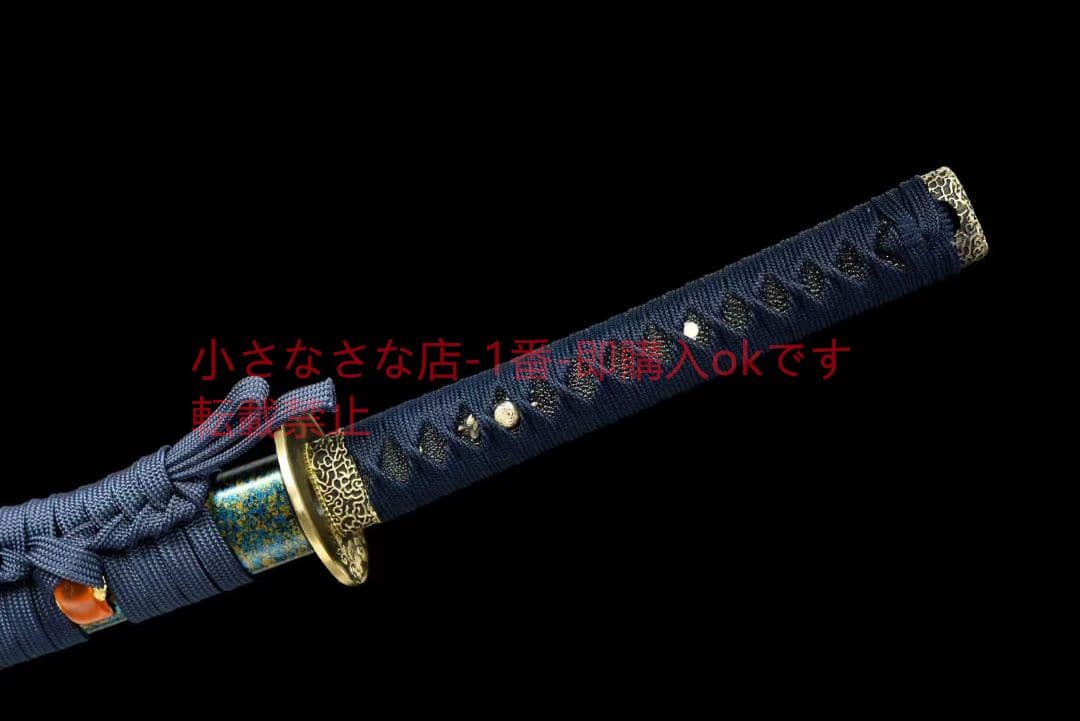 自製鋼武士刀【ミモザ】  古兵器 武具 刀装具 日本刀 模造刀 居合刀