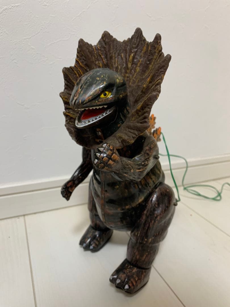 当時物　えりまき怪獣ジラース　ブルマァク社製　円谷プロ