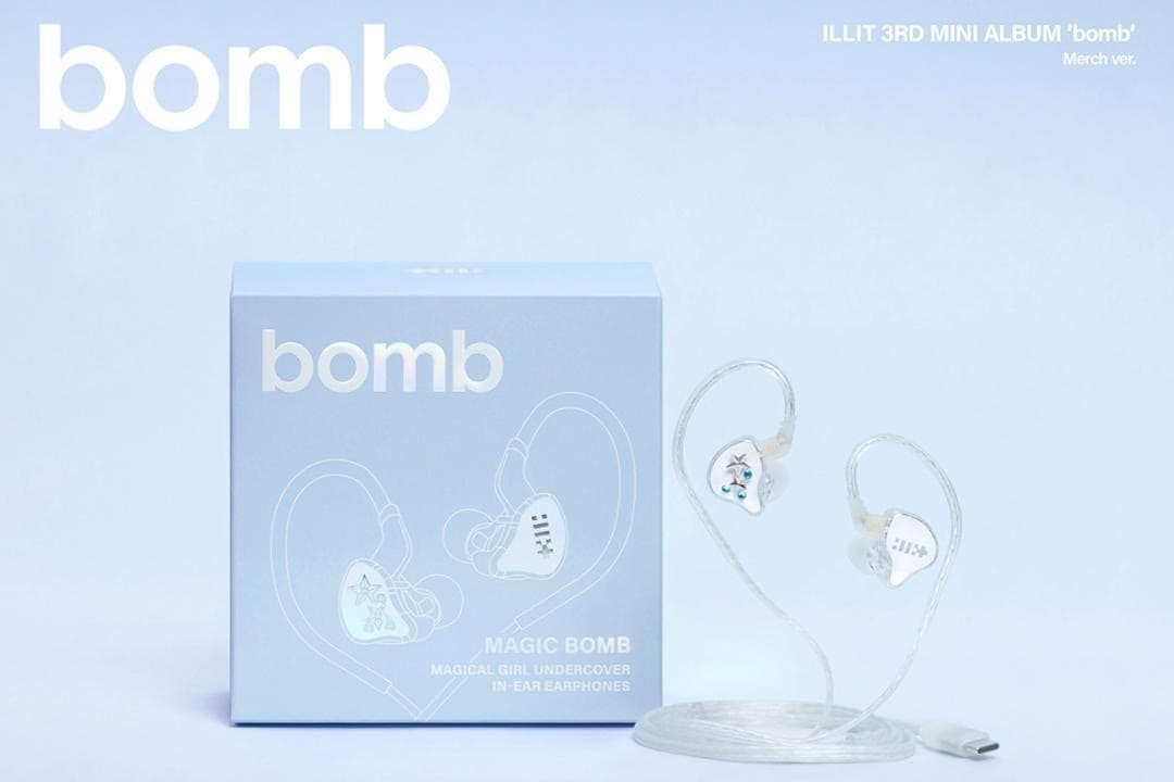 ILLIT アイリット イヤモニ風 イヤホン イヤフォン