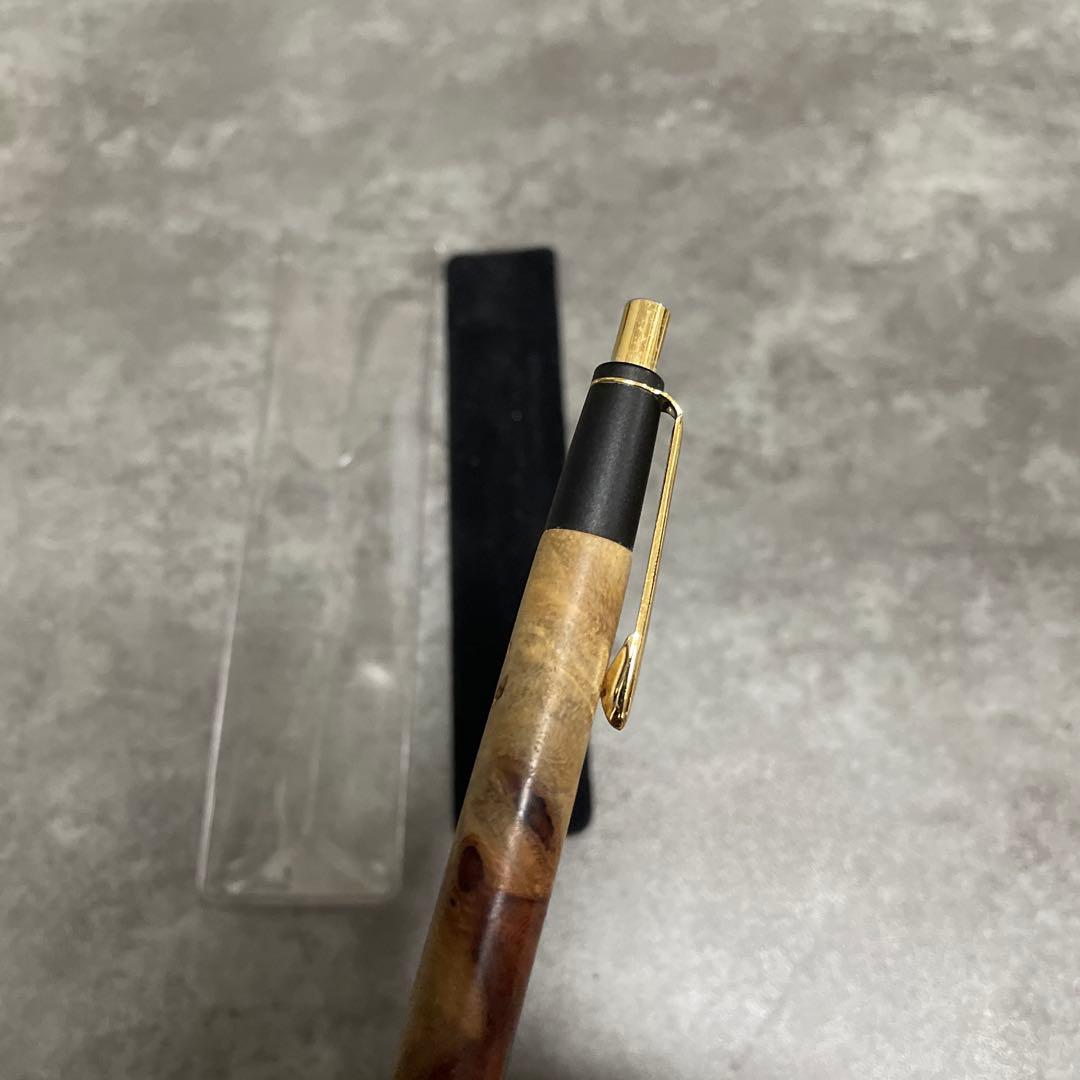 <EMさん専用>ボナンペン　旧型　花梨紅白　0.5mm