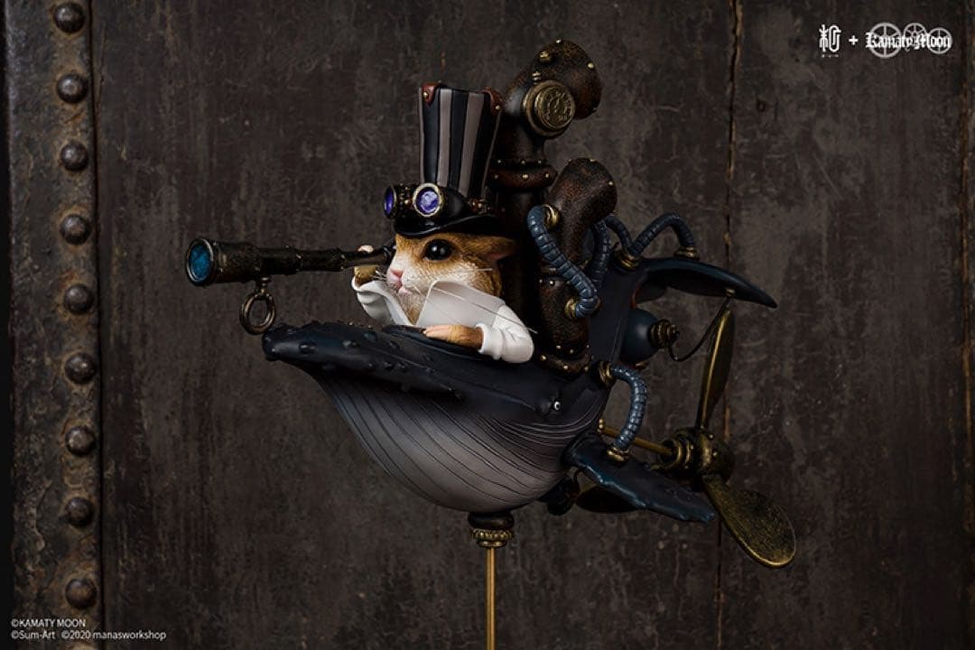 デザイナーズトイ 鎌田光司 鯨& ハムスター 実色版 トレトイフィギュア