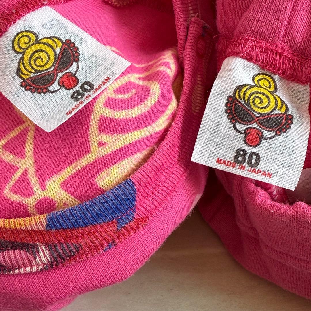 M*!様 ヒステリックミニ «80» ミニラ ヒレ付き セットアップ ピンク