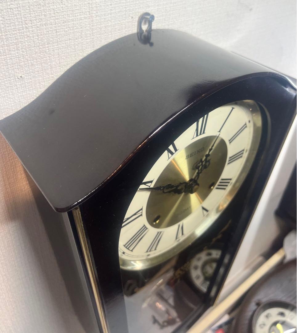 SEIKO精工30DAY 振り子時計ゼンマイ掛け時計柱時計ボンボン時計昭和レトロ