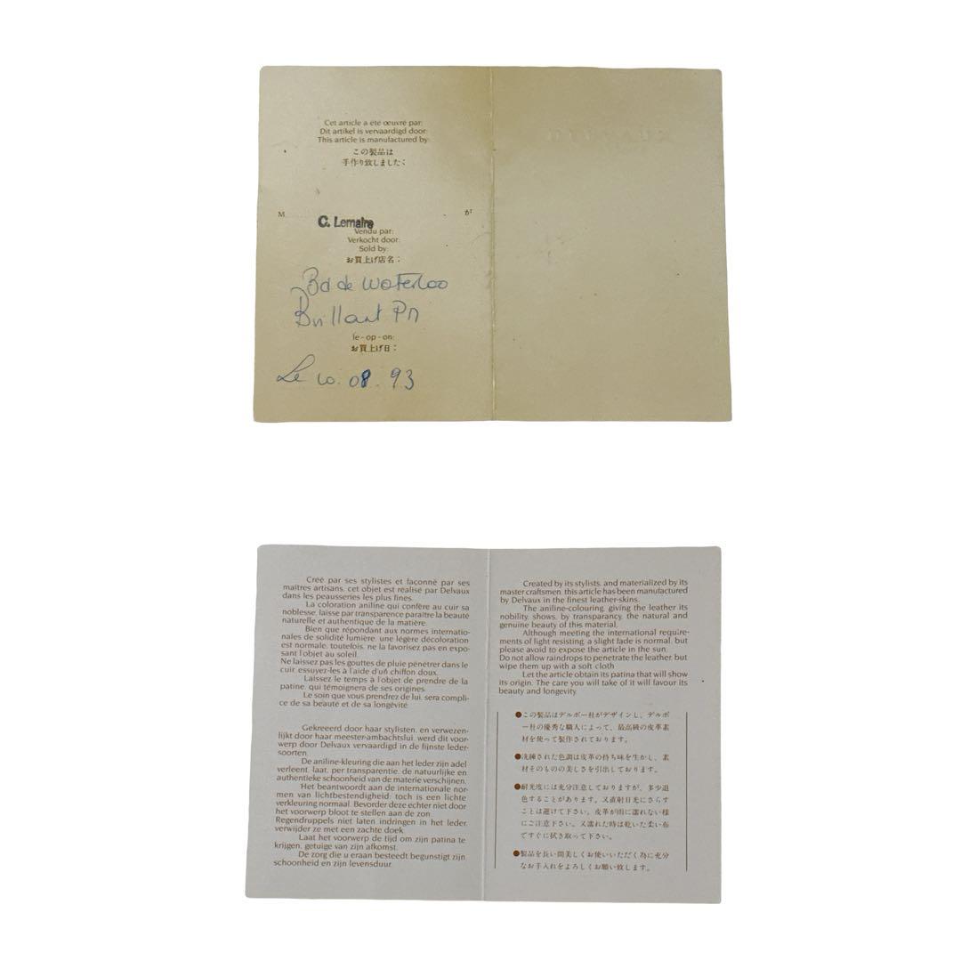 ピリ様 デルヴォー ブリヨン ハンドバッグ 鞄レザー ブラック ワンハンドル