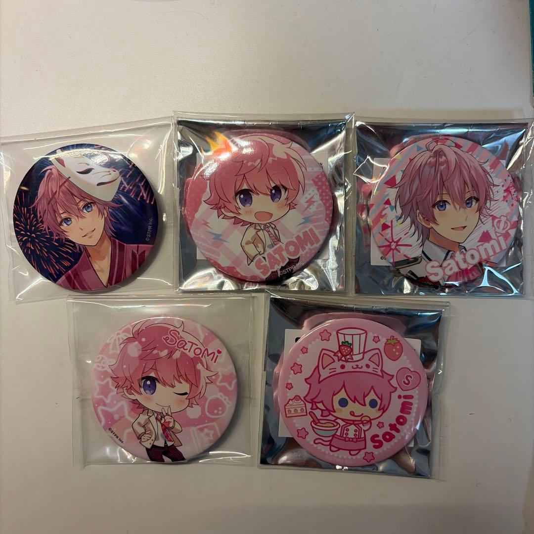 すとぷり さとみ 缶バッジ 5個セット - メルカリ