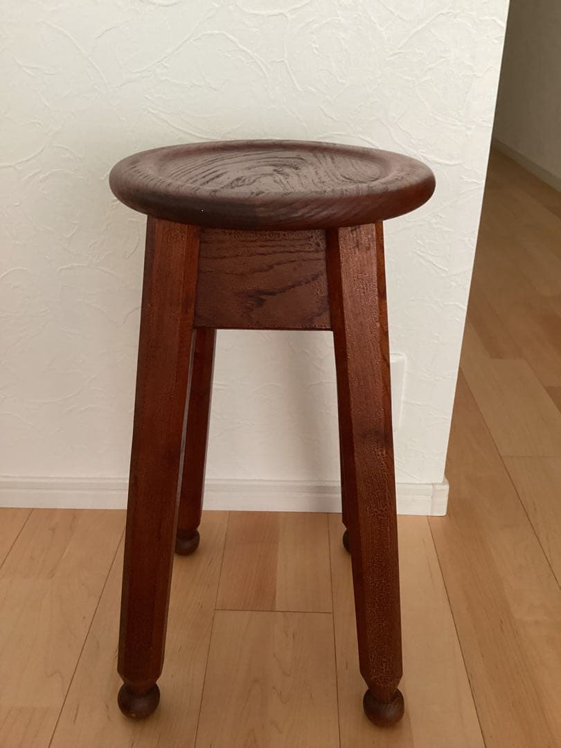 英国　ヴィンテージスツール 英国ビンテージのおしゃれなスツール、カッコいいハイスツール(k-1877