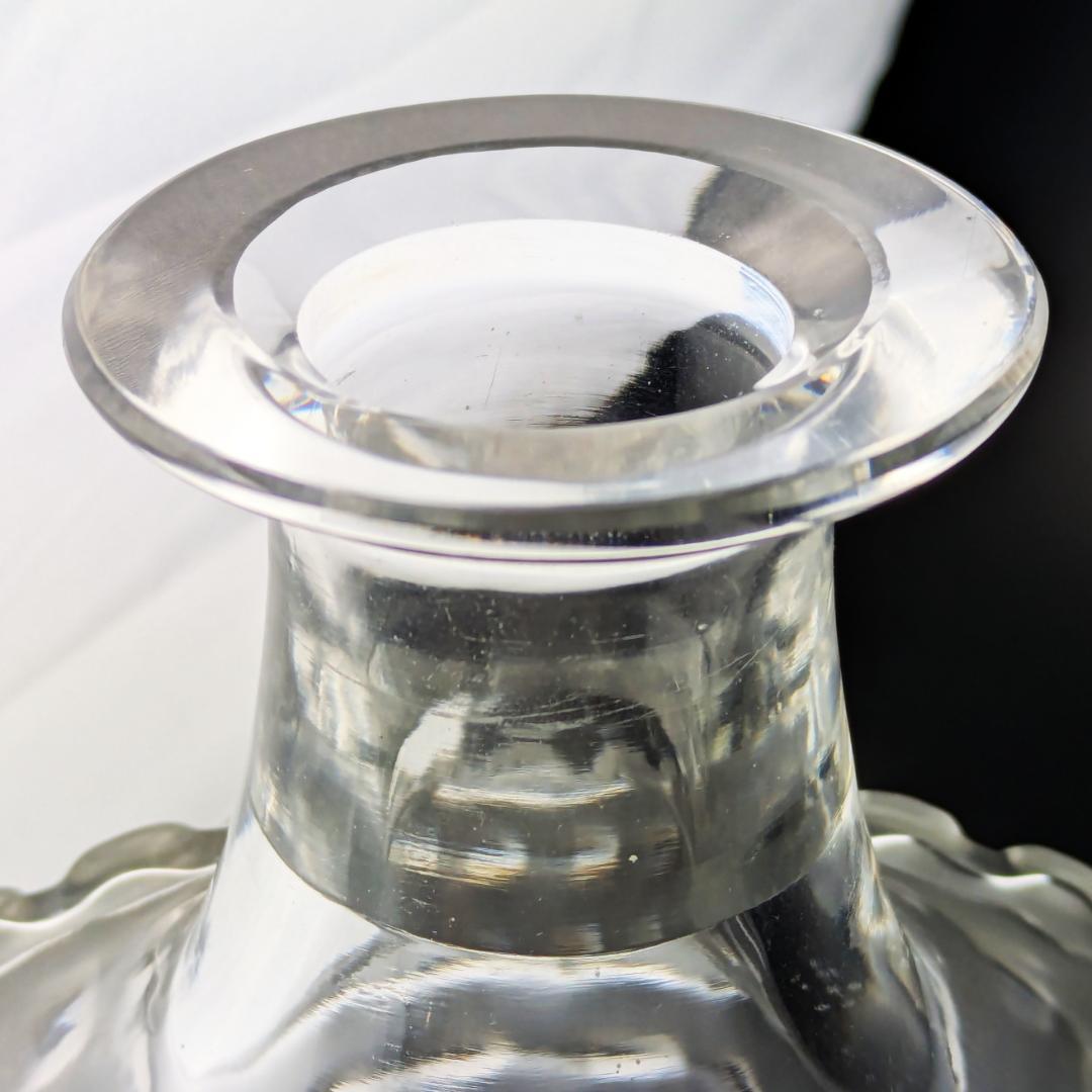 ラリック廃盤 27㎝デキャンタ パルメparme13307 波紋紋様 とても美品