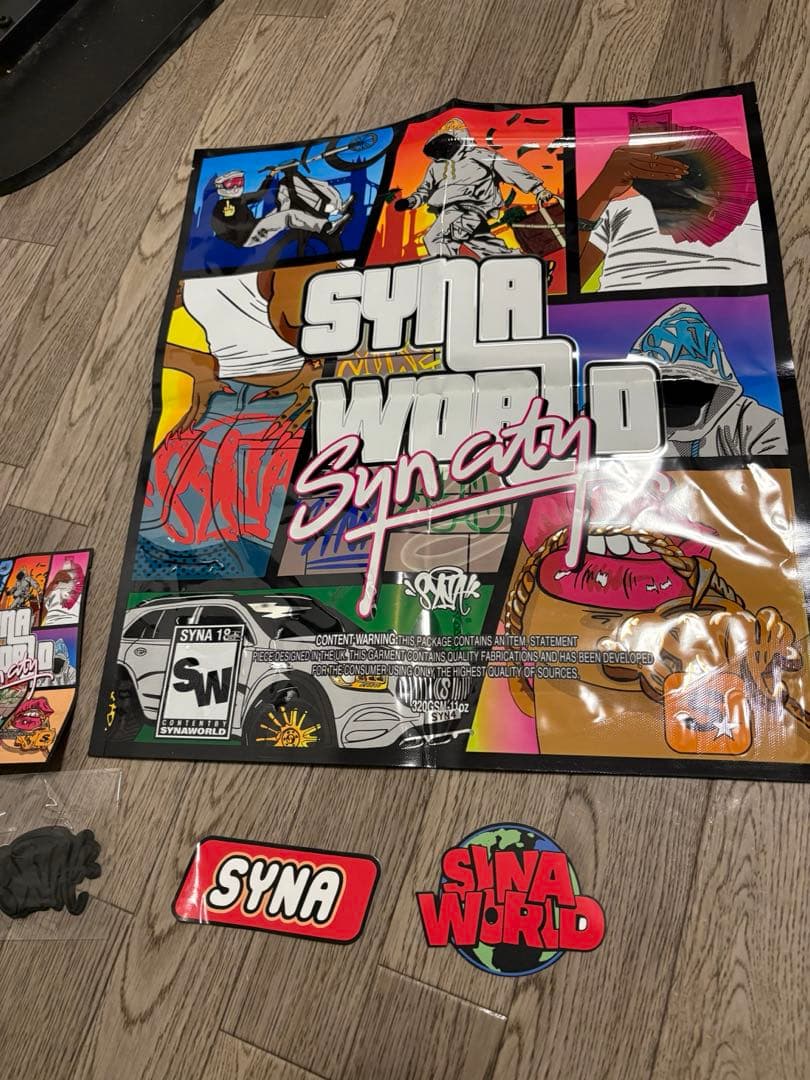 Syna world 限定セットアップ シナワールドtrapstar