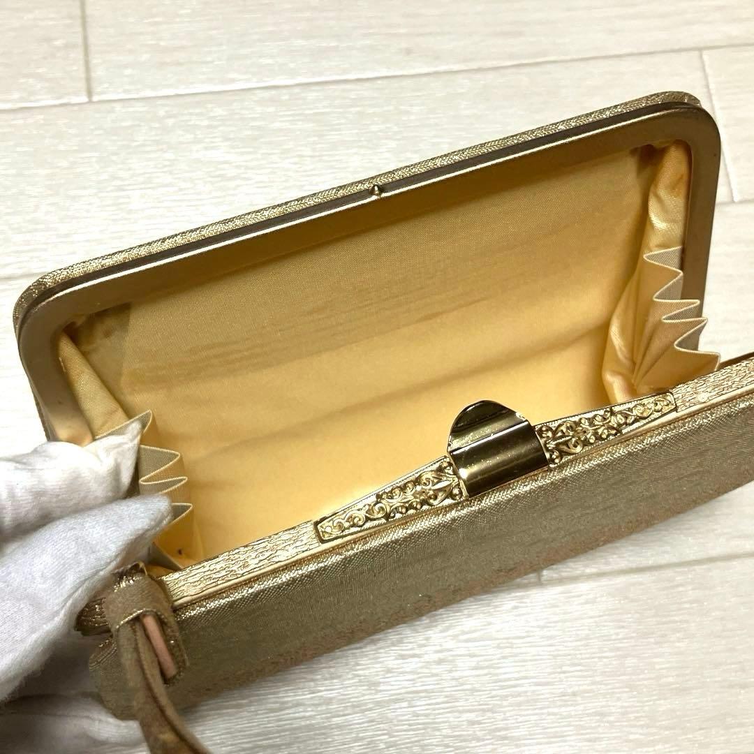 東京芝山　草履バッグセット　箔散らし　ゴールド