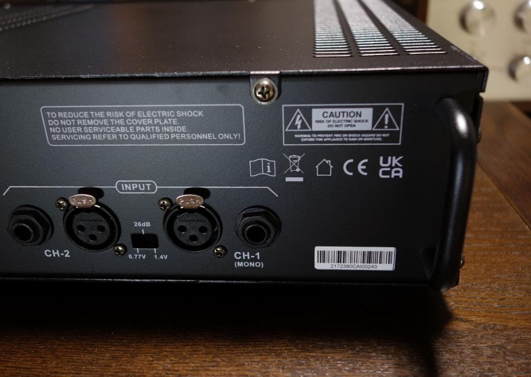 美品 パワーアンプ thomann S-150mk2 完動品 美品 パワーアンプ thomann S-