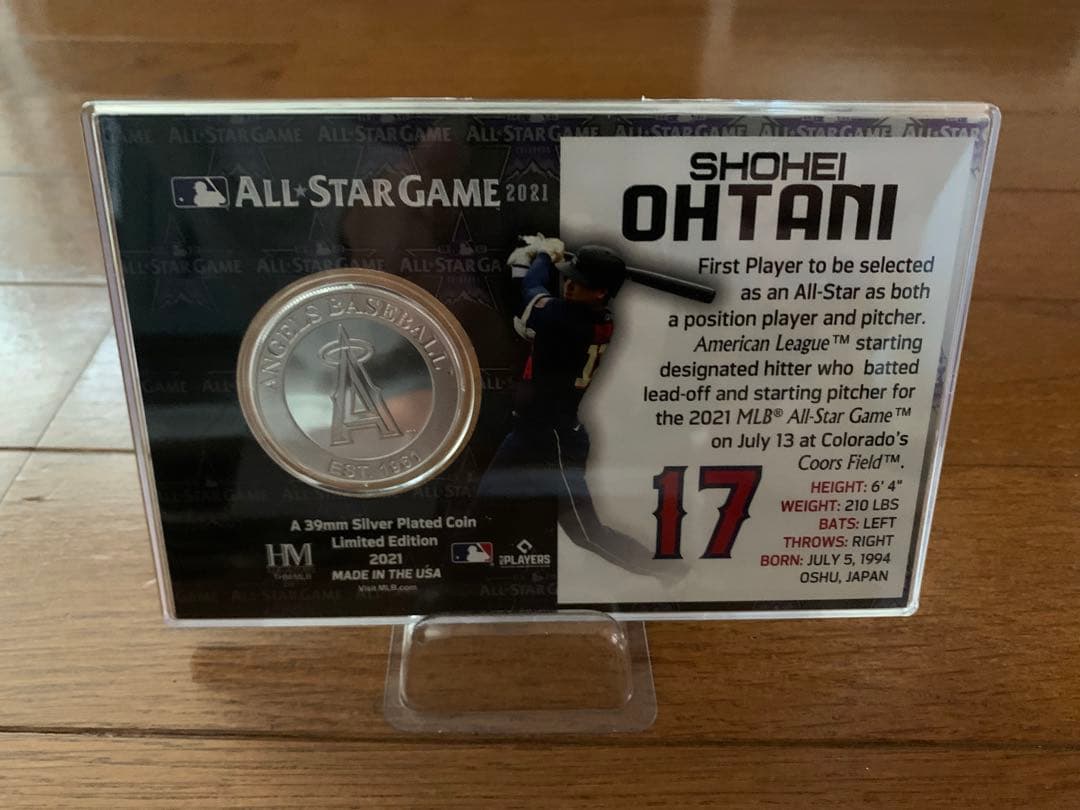 ノンノア様専用MLBゲーム2021 大谷翔平 初出場記念 シルバーコイン