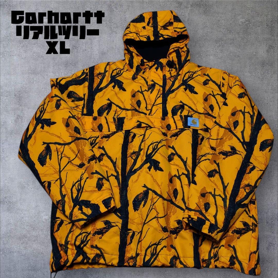 Carhartt wip】カーハートプルオーバージャケット リアルツリー XL