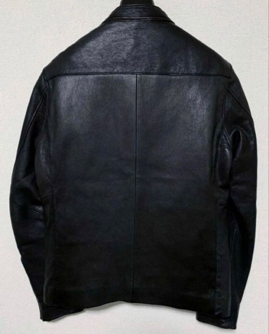 BEAUTY & YOUTH ゴートレザー シングルライダースジャケット