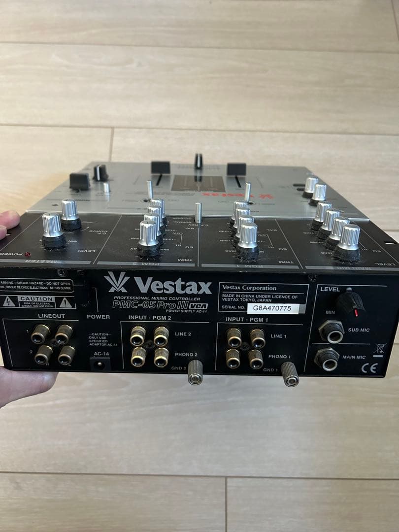 べスタックス PMC-05Pro/V DJミキサー Vestax PMC-05Pro IV Black