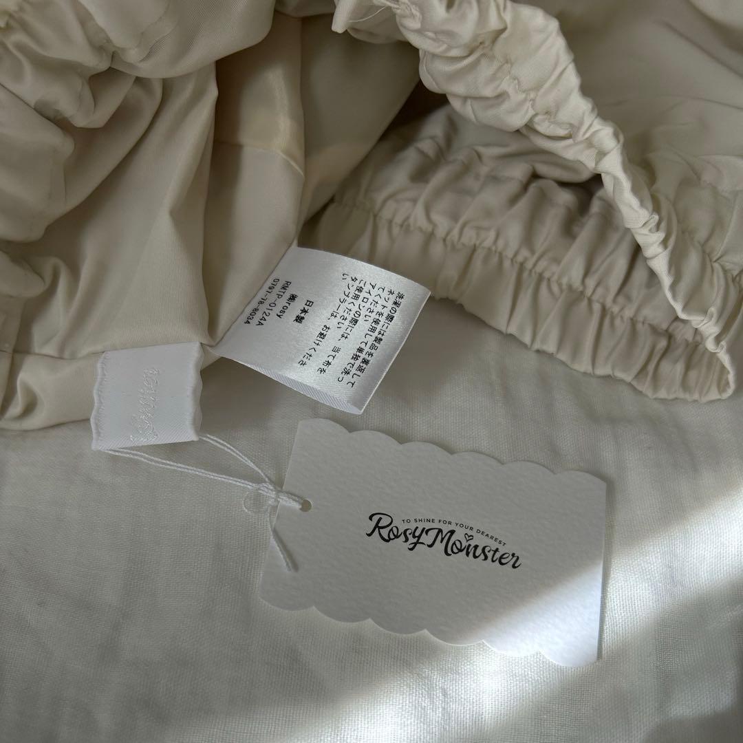 ロージーモンスター　バルーンキュロット　パールホワイト
