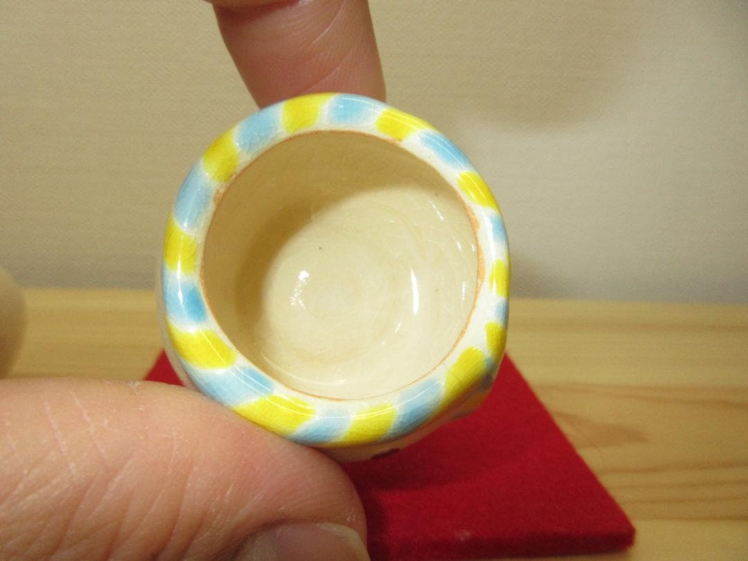 送料込【逢絢亭・新品】茶道具 香合 京焼 雪だるまの形 山川敦司 共