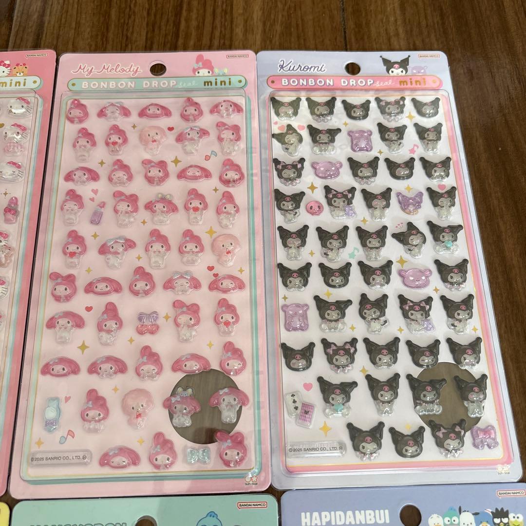 正規品　サンリオ　ボンボンドロップシール　コンプリート
