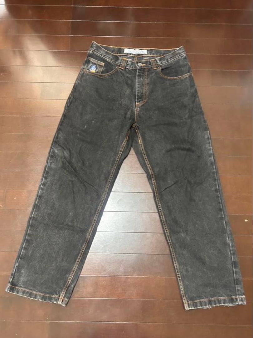 スケートボード polar skate 93 washed black 30/32