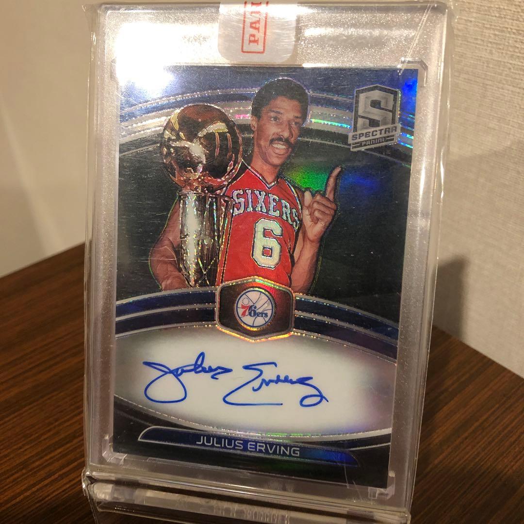 その他 Panini Prizm NBA Champions Julius Erving Julius Erving 2019-20 Panini Prizm Signatures Prizms Premium Blue