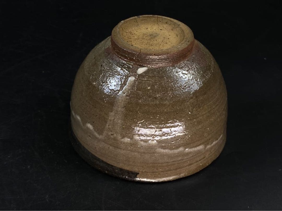 美☆唐津皮鯨茶碗西岡小十茶道具李朝骨董川上清美小島直喜梅花皮矢野