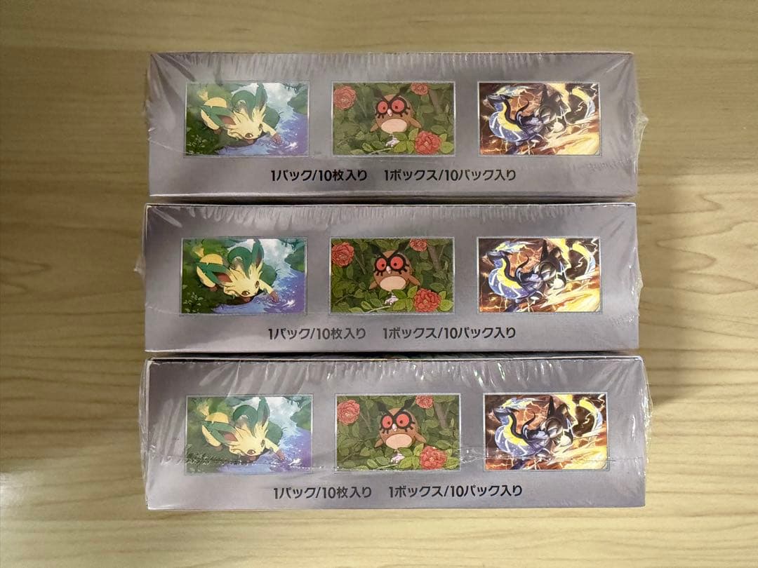 テラスタルフェスex 新品未開封シュリンク付き3box