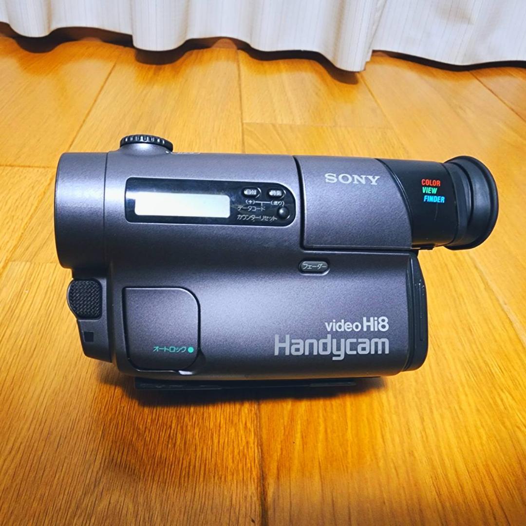 【動作確認済】SONY 高画質 Hi8 ビデオカメラ CCD-TR3 セット