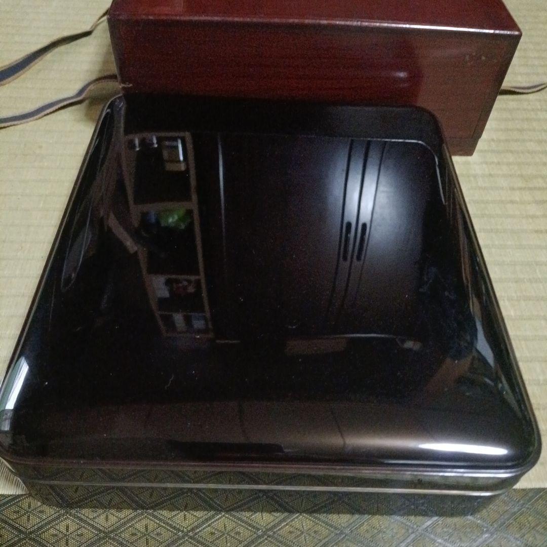 最高級品 輪島塗 硯箱 未使用 銀縁 高級 金銀 水滴付