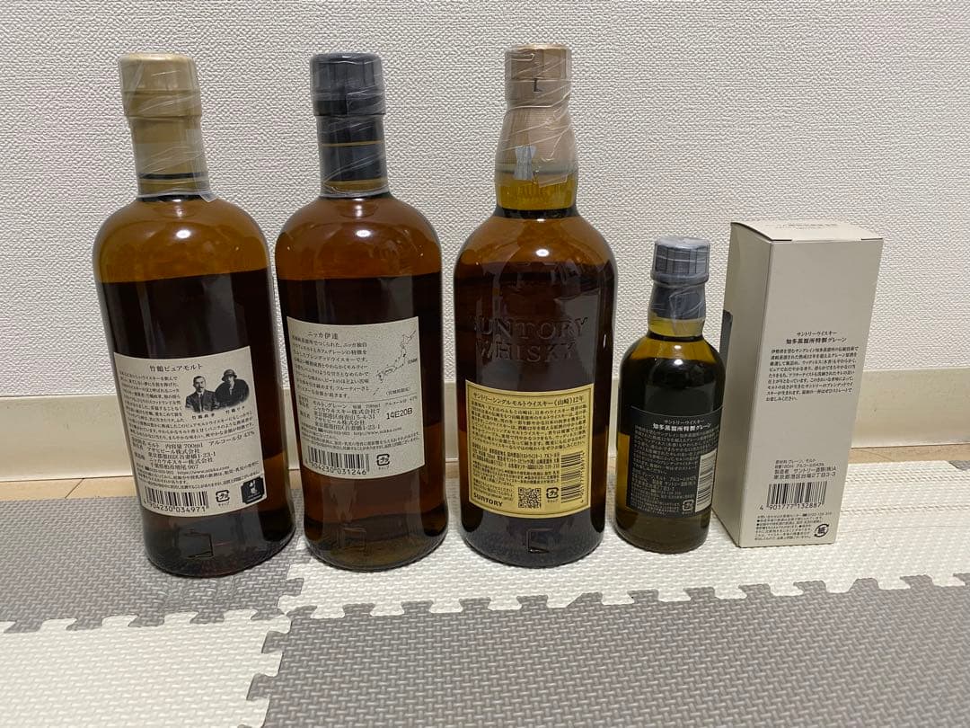 ウイスキー 山崎12年 竹鶴 伊達 知多蒸溜所特製グレーン オールド